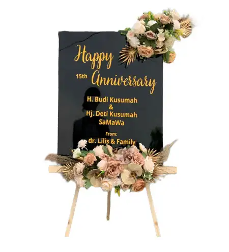 Papan Bunga Akrilik Pagar Wangi